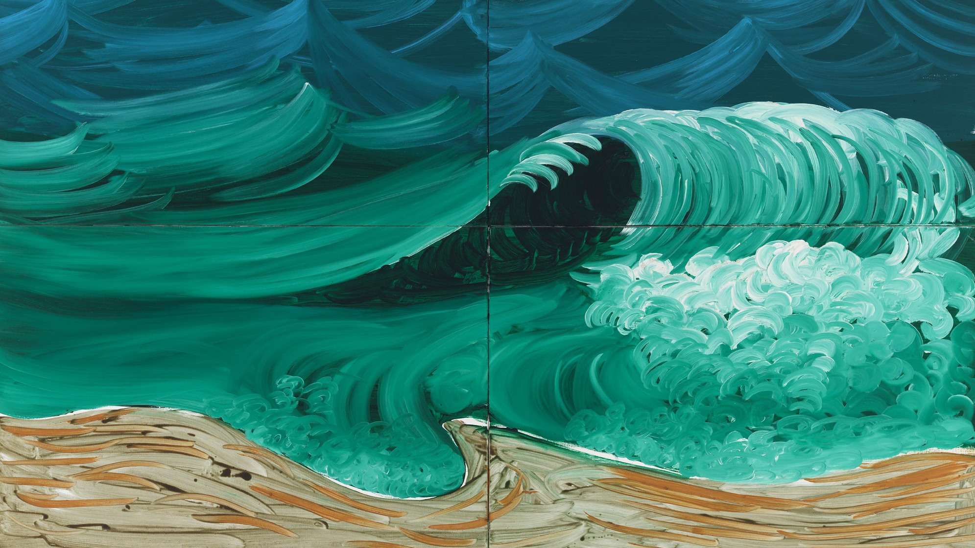 David Hockney « A Bigger Wave »