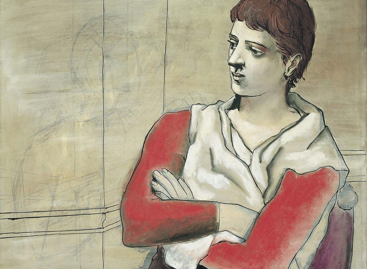 Pablo Picasso, « Saltimbanque aux bras croisés »