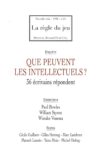 Couverture du numéro 21 de la revue « La Règle du jeu », paru en 1998, dirigée par Bernard-Henri Lévy et publiée par Grasset.