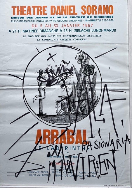 Affiche de la pièce de Fernando Arrabal « Le Labyrinthe »