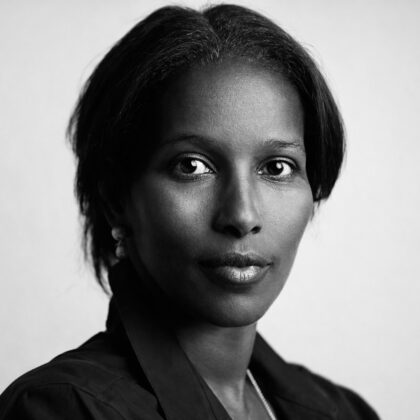 Portrait de Ayaan Hirsi Ali.