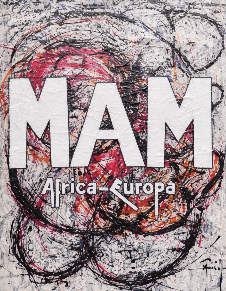 « MAM », huile sur toile de Fernando Arrabal.