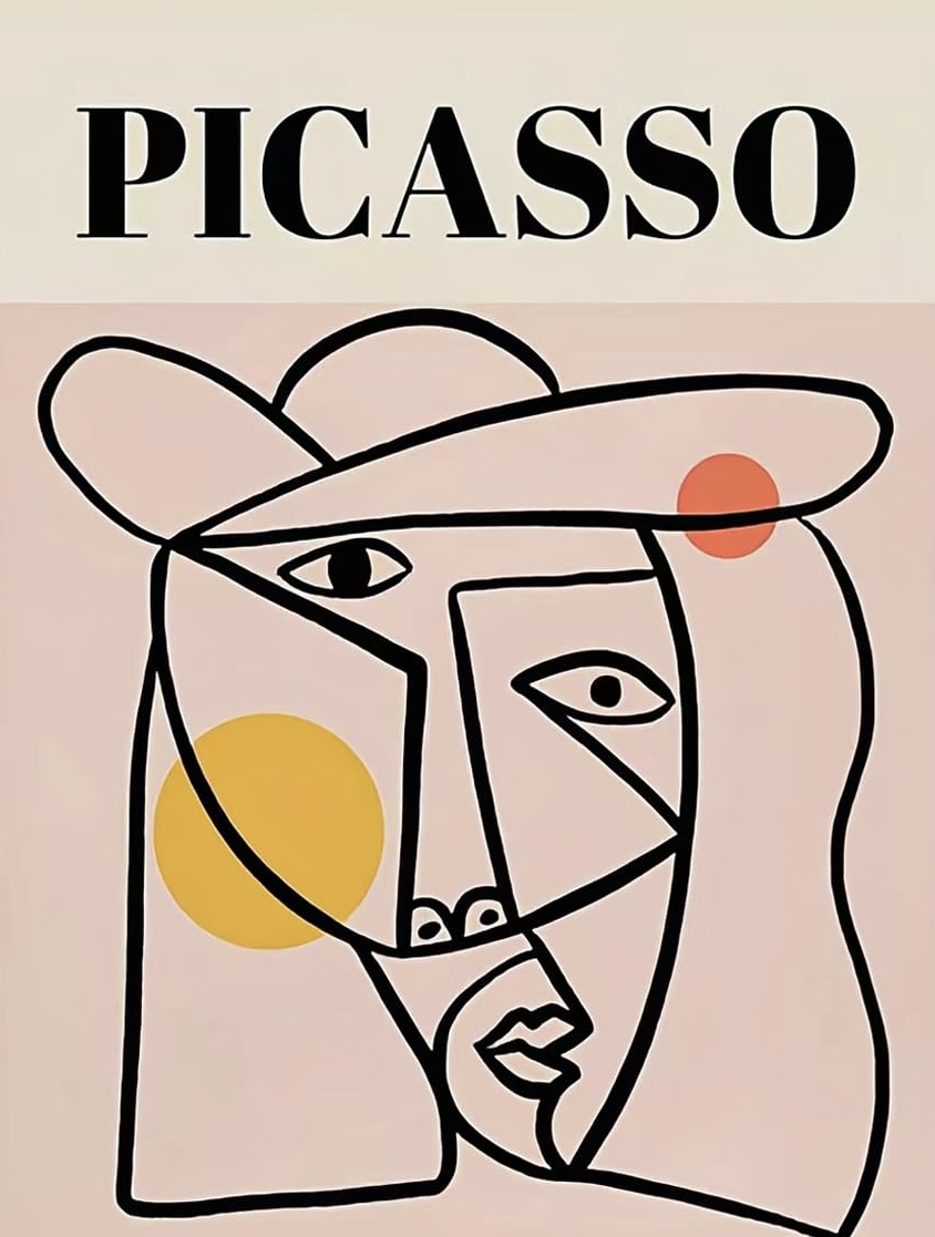 Affiche d’exposition Picasso au Musée d’Orsay.