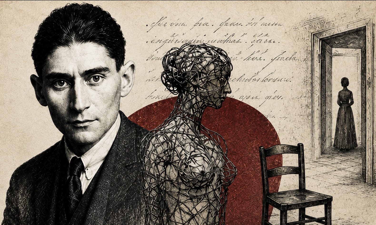 Détail de l'affiche de « Une tortue nommée Dostoïevski » et « Claudel et Kafka » de Arrabal