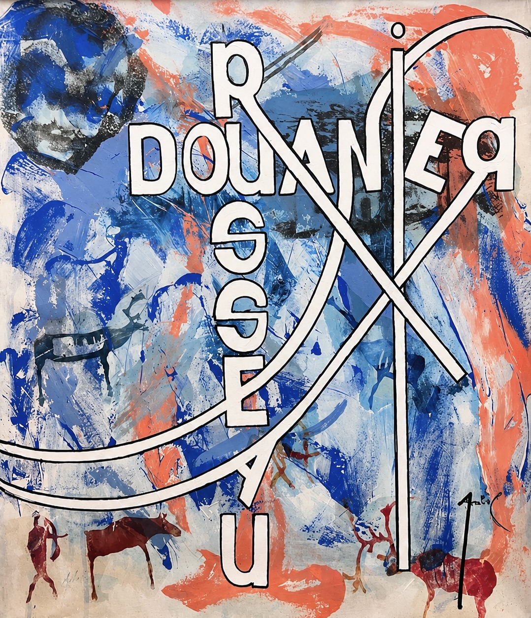 « Douanier Rousseau », huile sur toile de Fernando Arrabal.