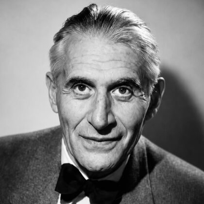 Portrait en noir et blanc de Emmanuel Berl.