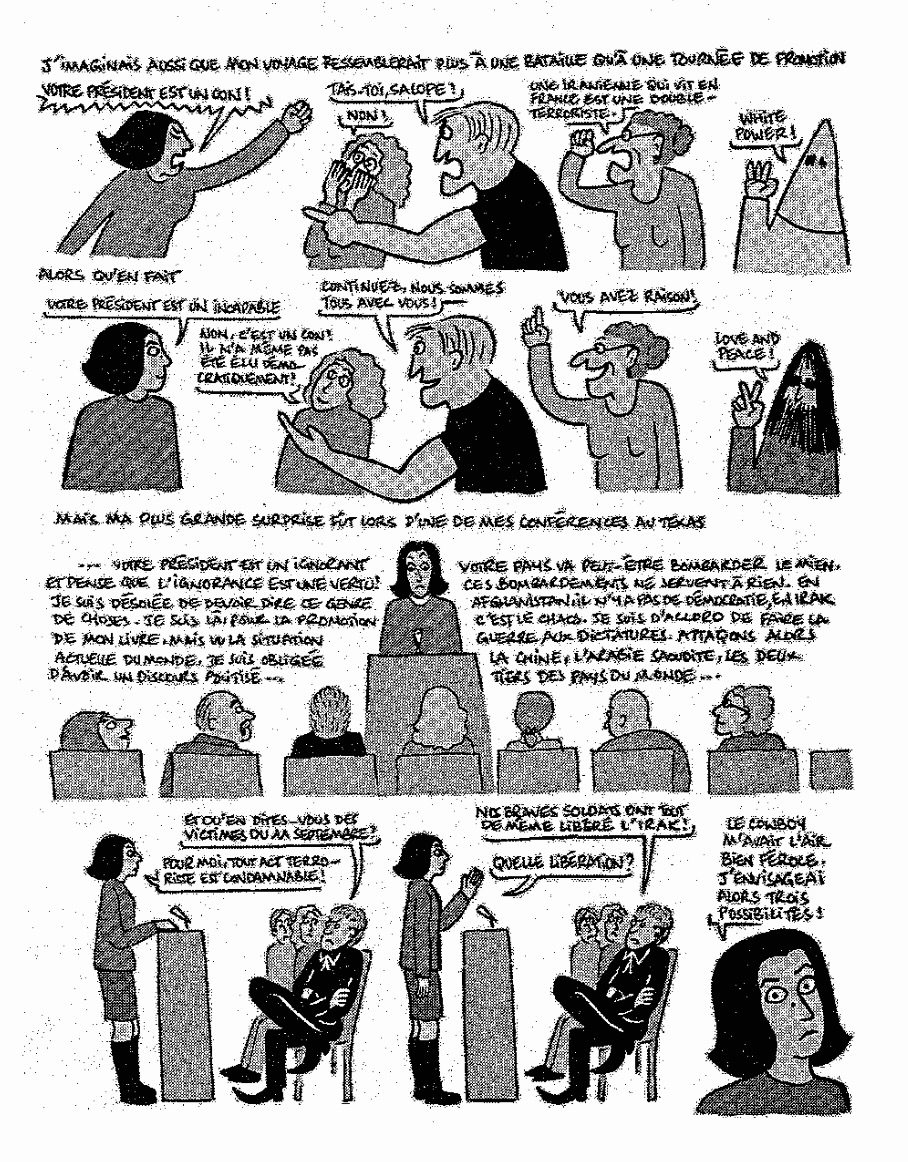 « Mon voyage en Amérique » de Marjane Satrapi