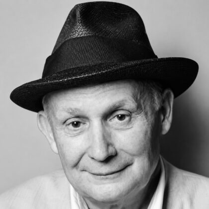 Portrait en noir et blanc de Alain Ferrari