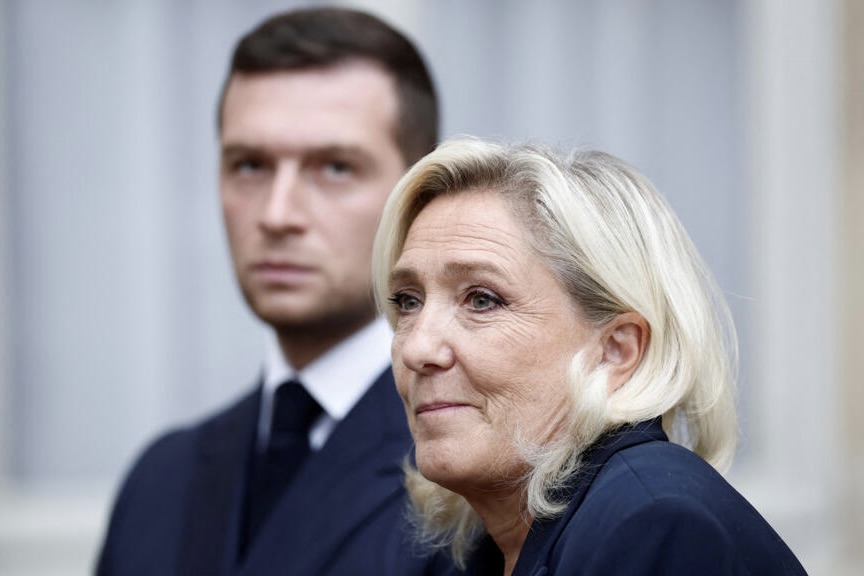 Jordan Bardella et Marine Le Pen