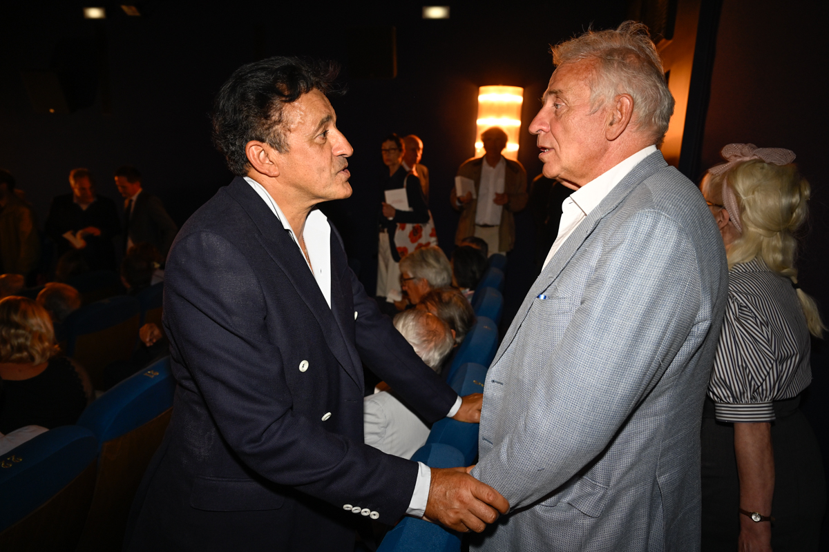 Dominique Ambiel lors de la soirée de lancement de « Mémoires provisoires » de Bernard-Henri Lévy