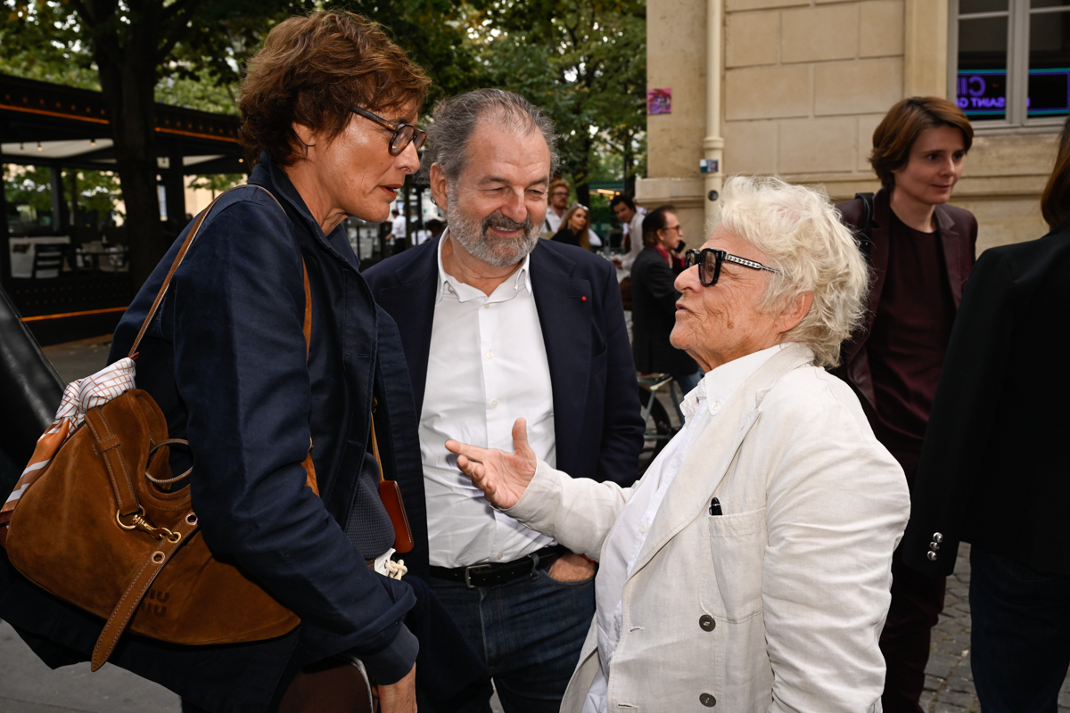 Inès de la Fressange, Denis Olivenes, et Josée Dayan lors de la soirée de lancement de « Mémoires provisoires » de Bernard-Henri Lévy