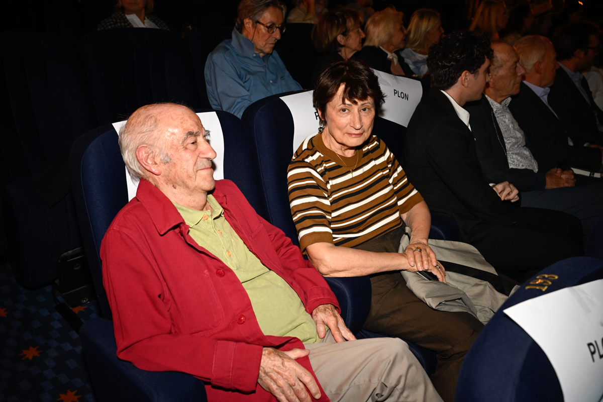 Jacques Henric et Catherine Millet lors de la soirée de lancement de « Mémoires provisoires » de Bernard-Henri Lévy
