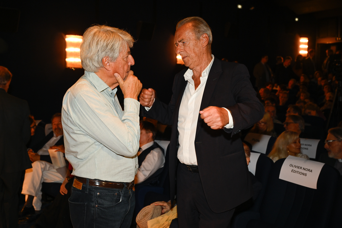 Olivier Nora lors de la soirée de lancement de « Mémoires provisoires » de Bernard-Henri Lévy