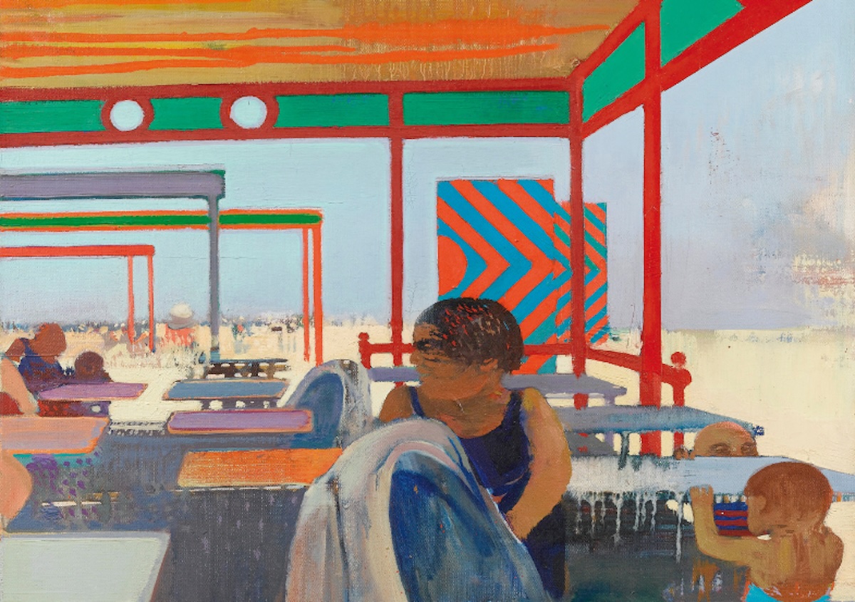 Leonardo Cremonini, L'ombre chaude (L'ombra calda), 1966, huile sur toile, Paris-Bologne, collection particulière.