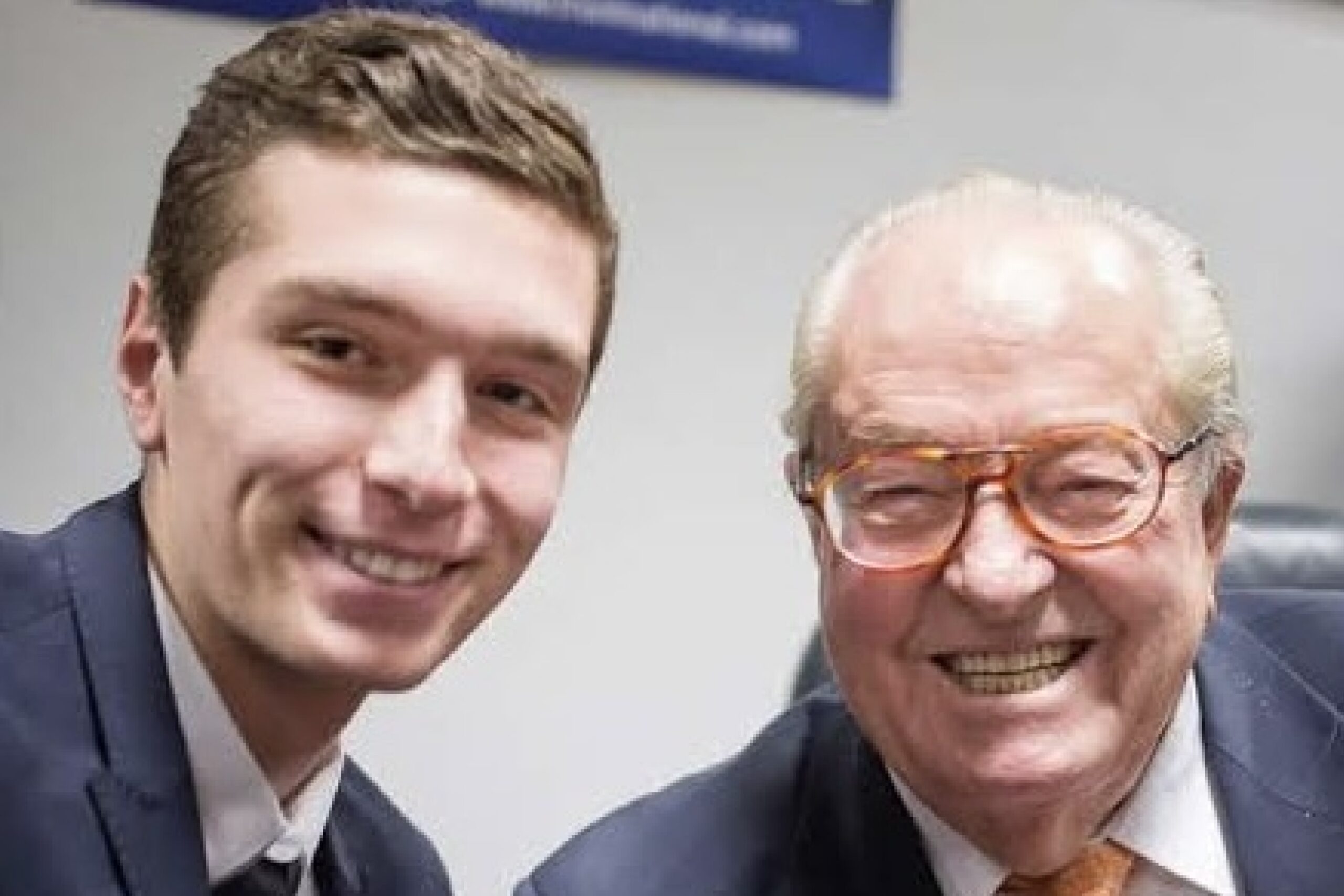 Jordan Bardella et Jean-Marie Le Pen