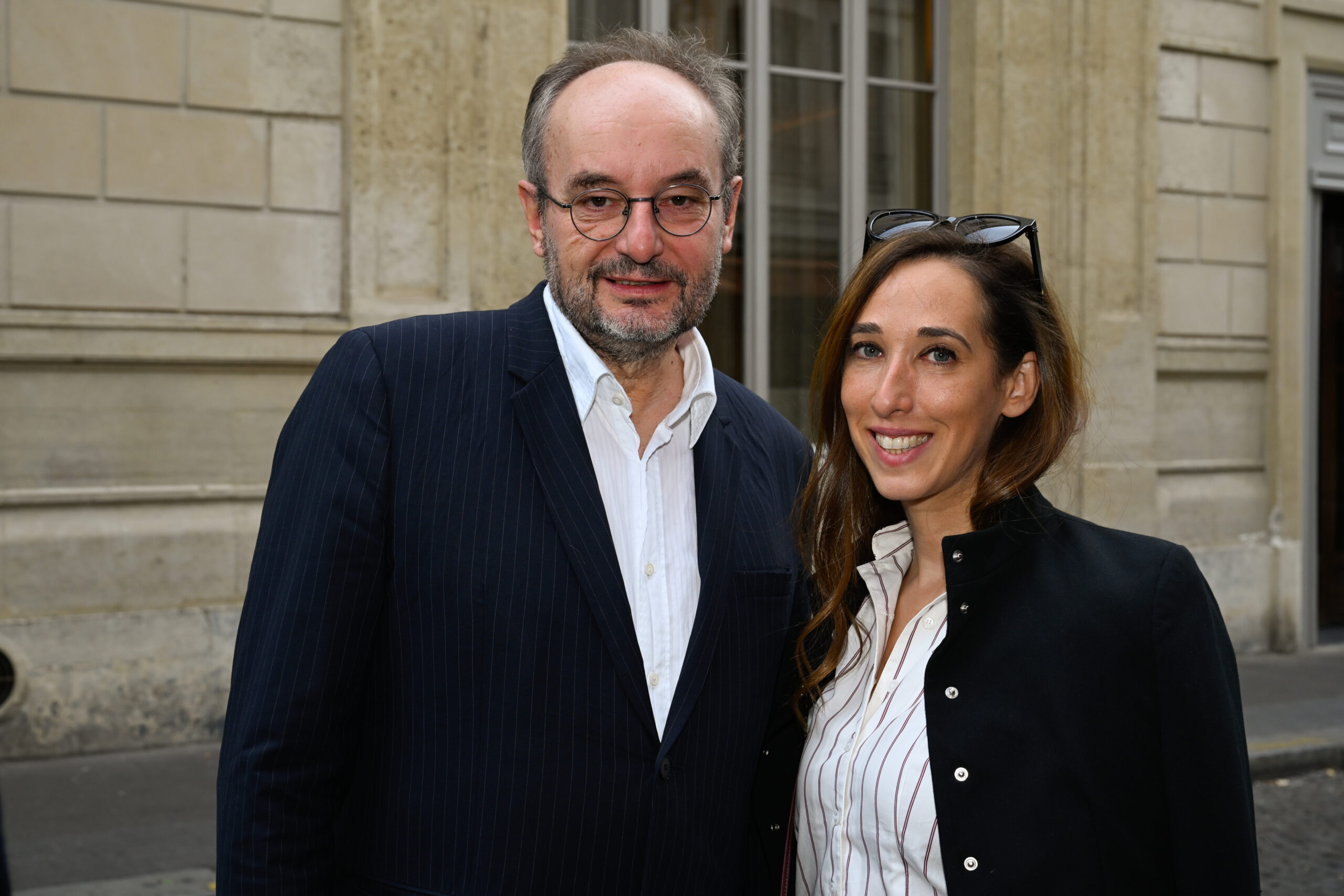 Emily Hamilton lors de la soirée de lancement de « Mémoires provisoires » de Bernard-Henri Lévy