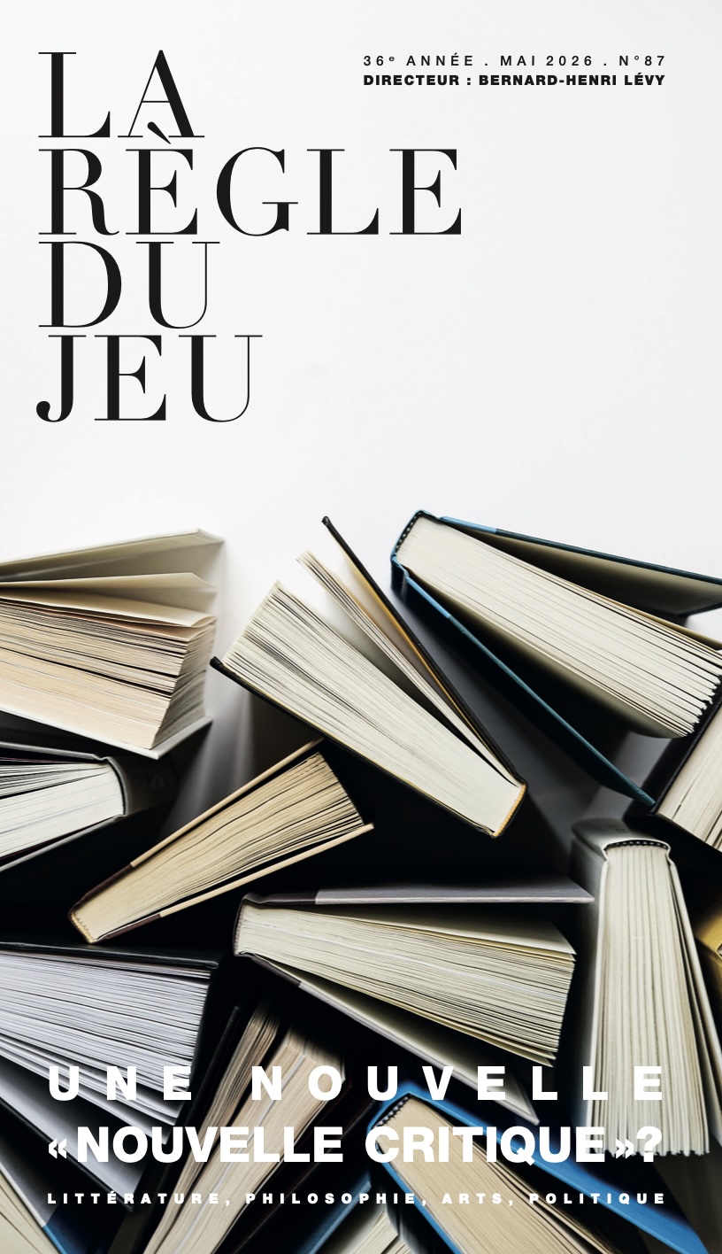 Couverture du N°87 de La Règle du jeu